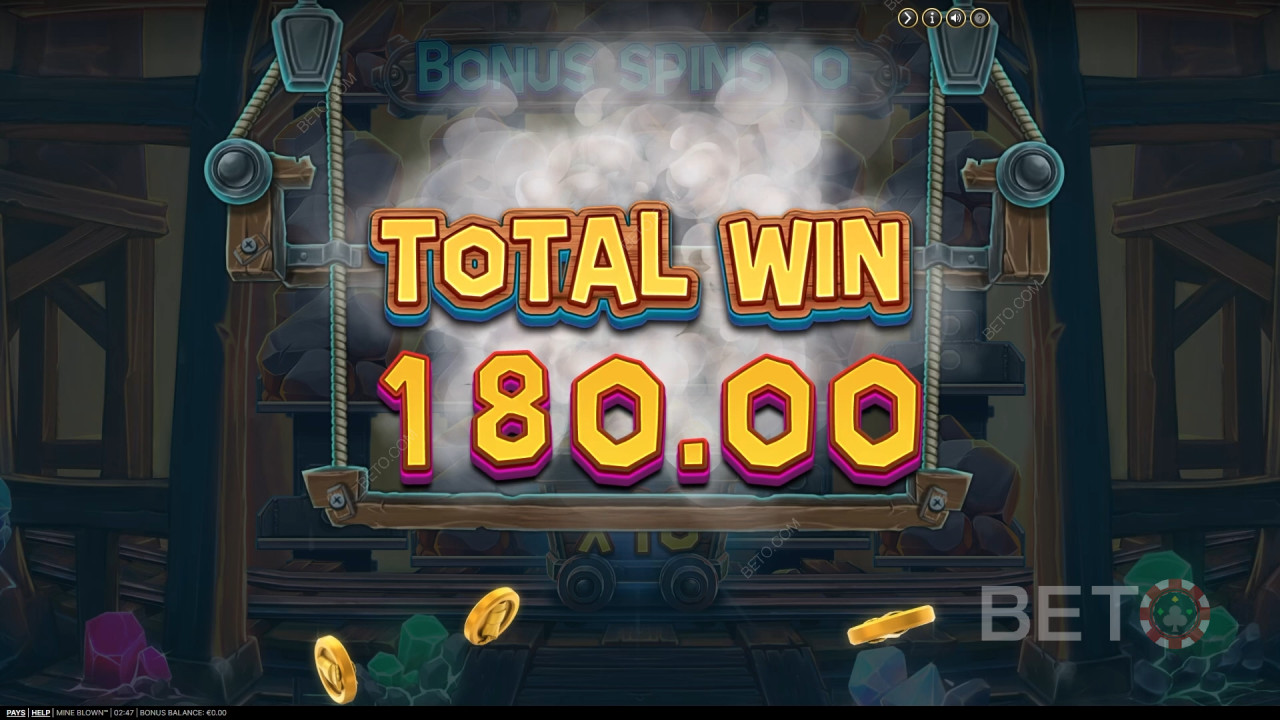 Выиграйте 2,484x вашу ставку в слоте Mine Blown онлайн!