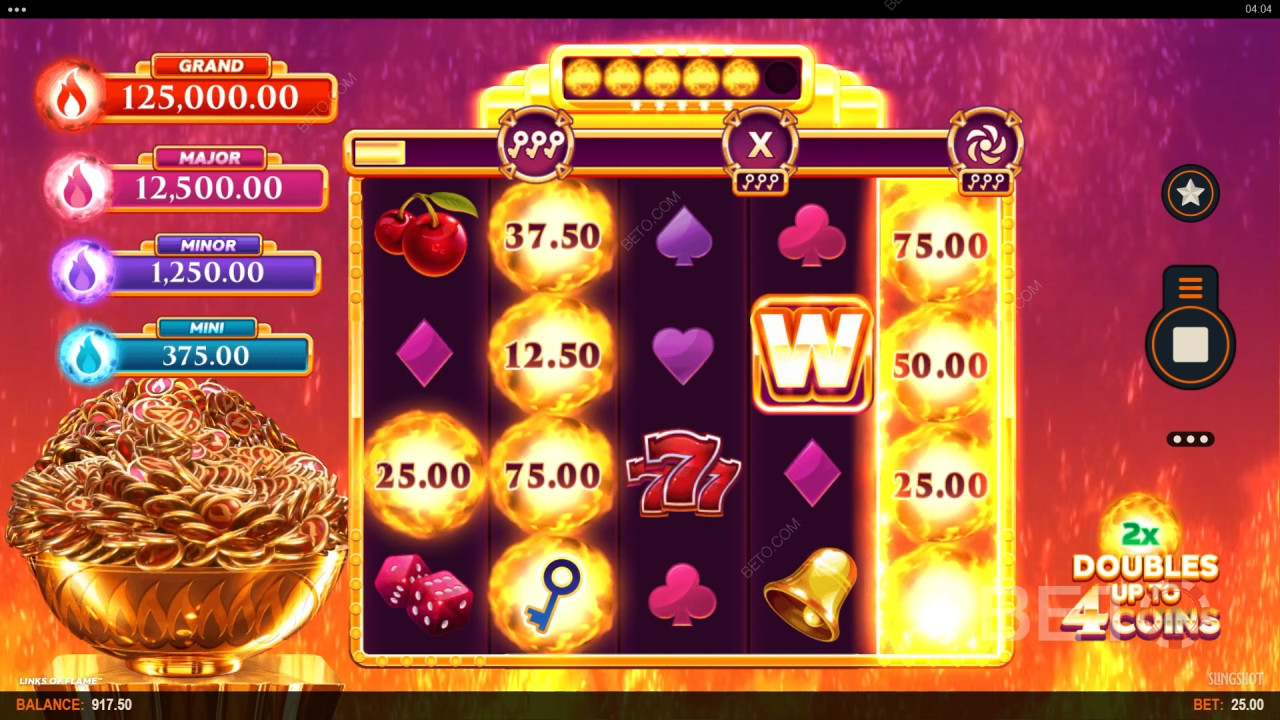 Обзор Links of Flame от BETO Slots