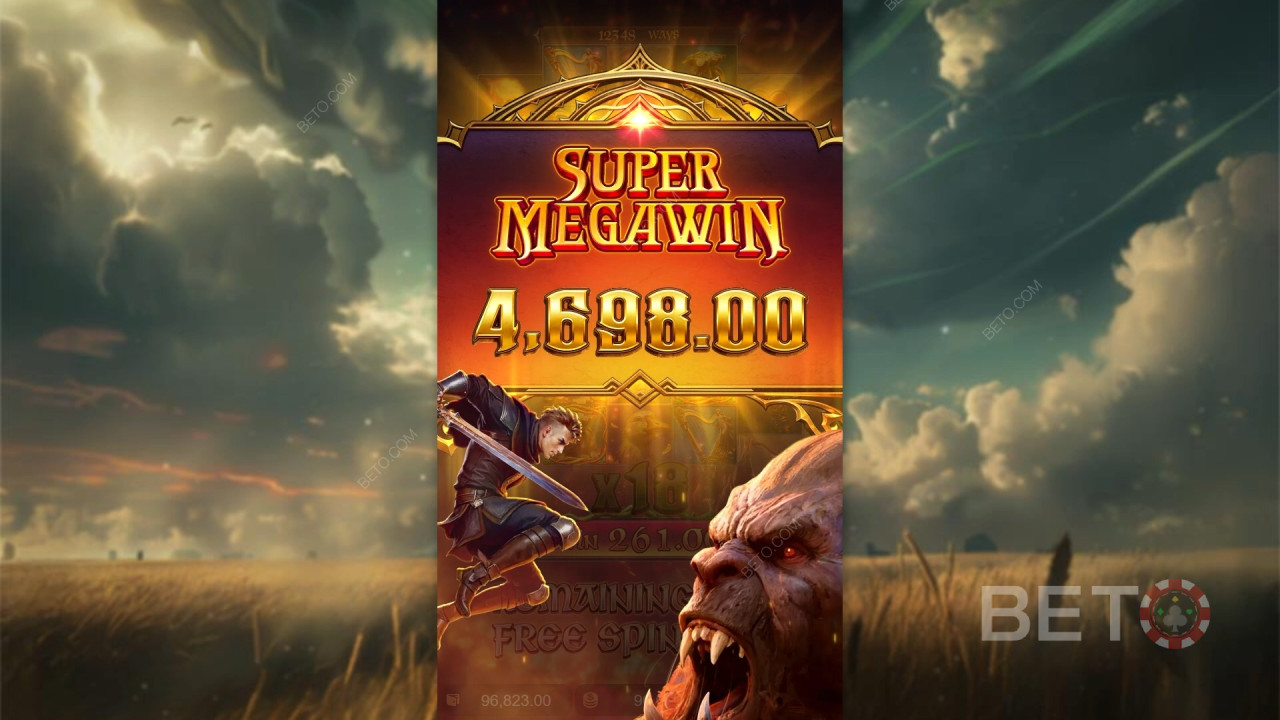 Выиграйте 10 000x вашу ставку в онлайн слоте Jack the Giant Hunter!