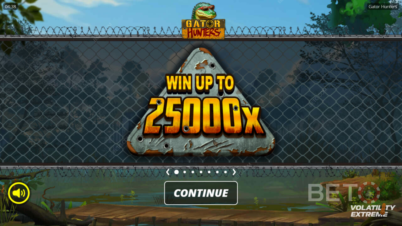 Выиграйте 25 000-кратную сумму своей ставки в слоте «Gator Hunters»!