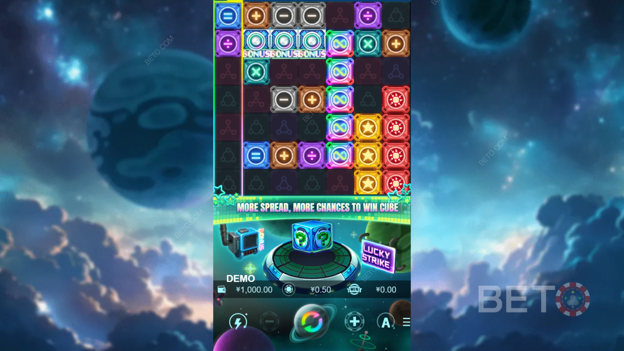 Бонусные функции в игре "Кубик?" от PlayStar