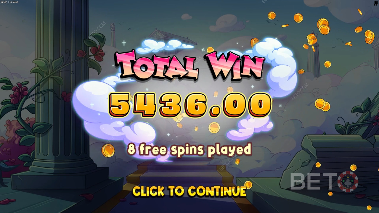 Выиграйте 20 000x вашу ставку в онлайн слоте Le Zeus!