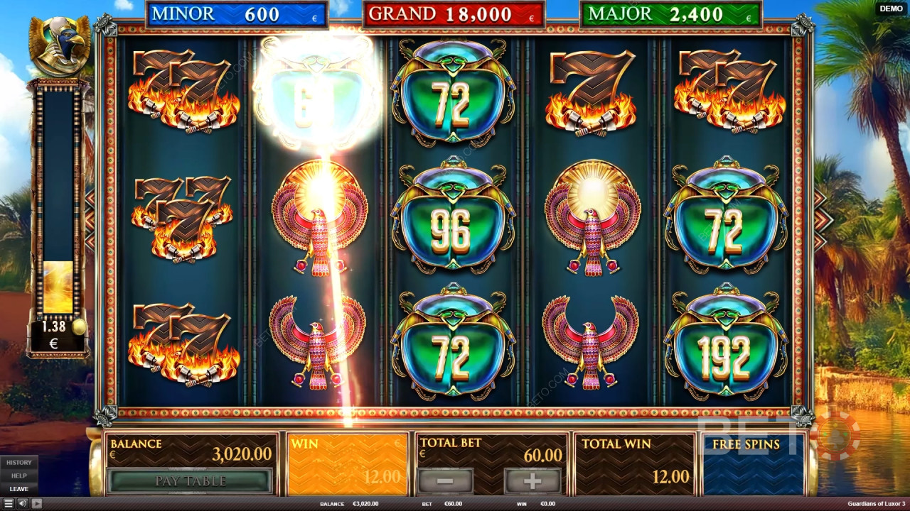 Обзор игры «Guardians of Luxor 3» от BETO Slots