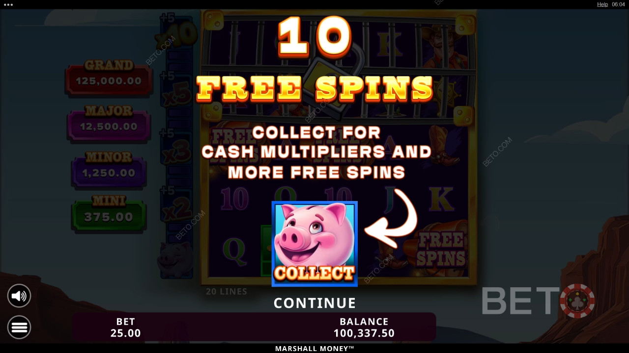 Выиграйте 15,472x вашу ставку в слоте Marshall Money!