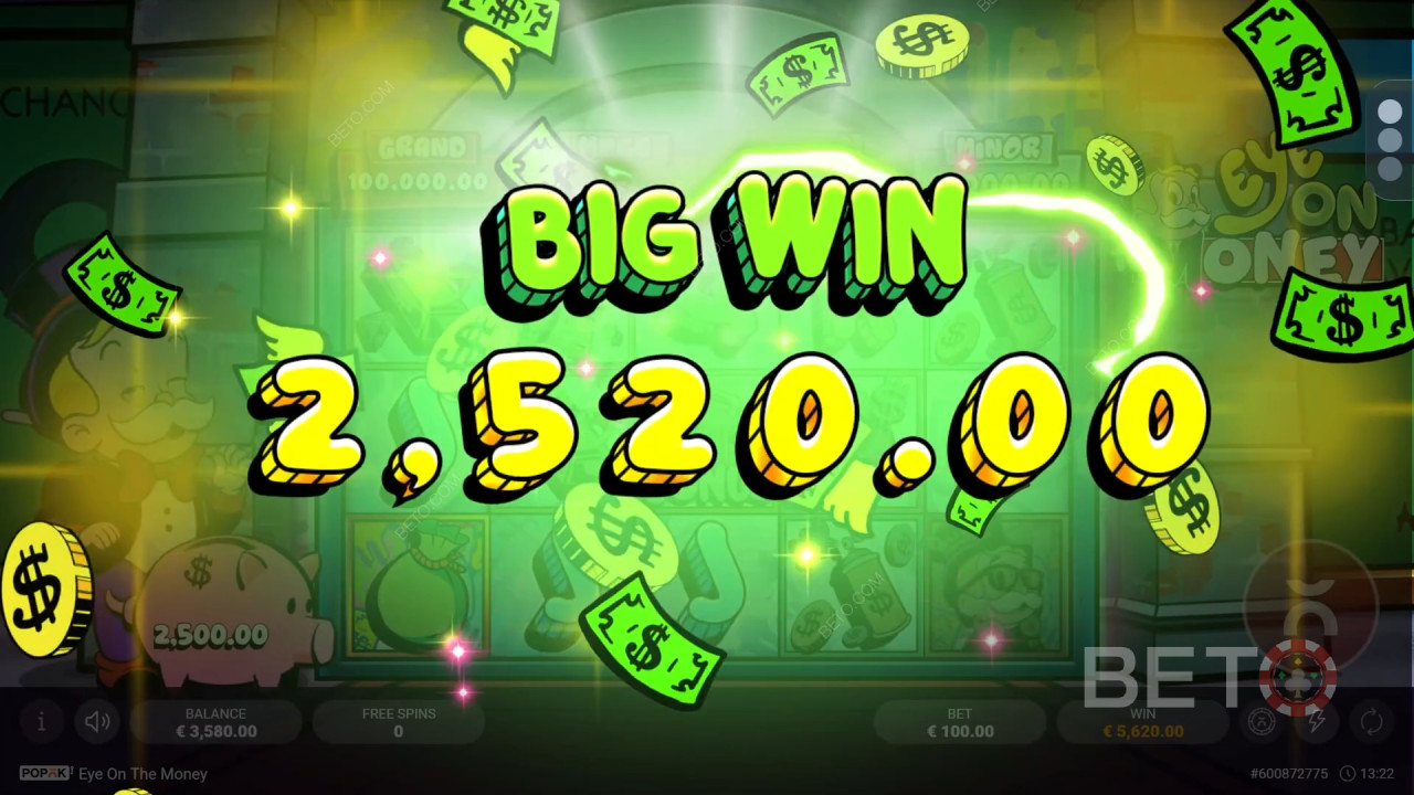 Выиграйте 2,500x вашу ставку в онлайн слоте Eye on the Money!