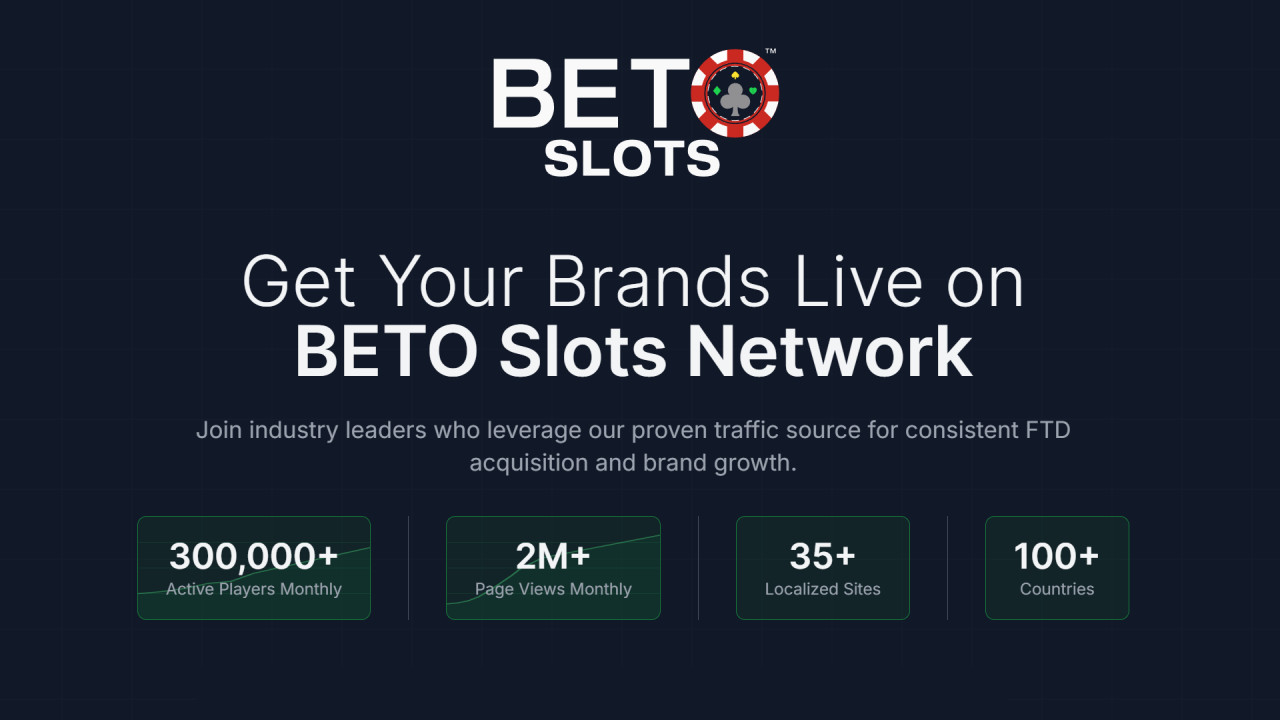 Партнерство с BETO Slots | Партнерские и операторские партнерства
