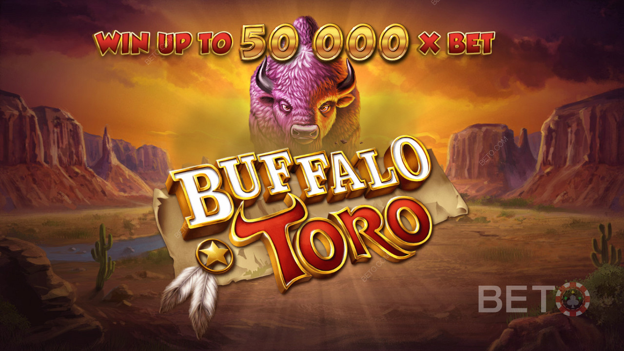 Выигрывайте до 50 000x вашей ставки в онлайн слоте Buffalo Toro