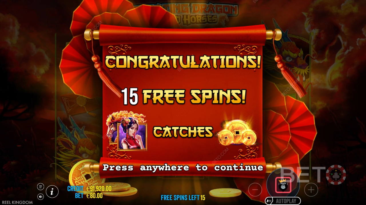 Floating Dragon Wild Horses Играть Бесплатно