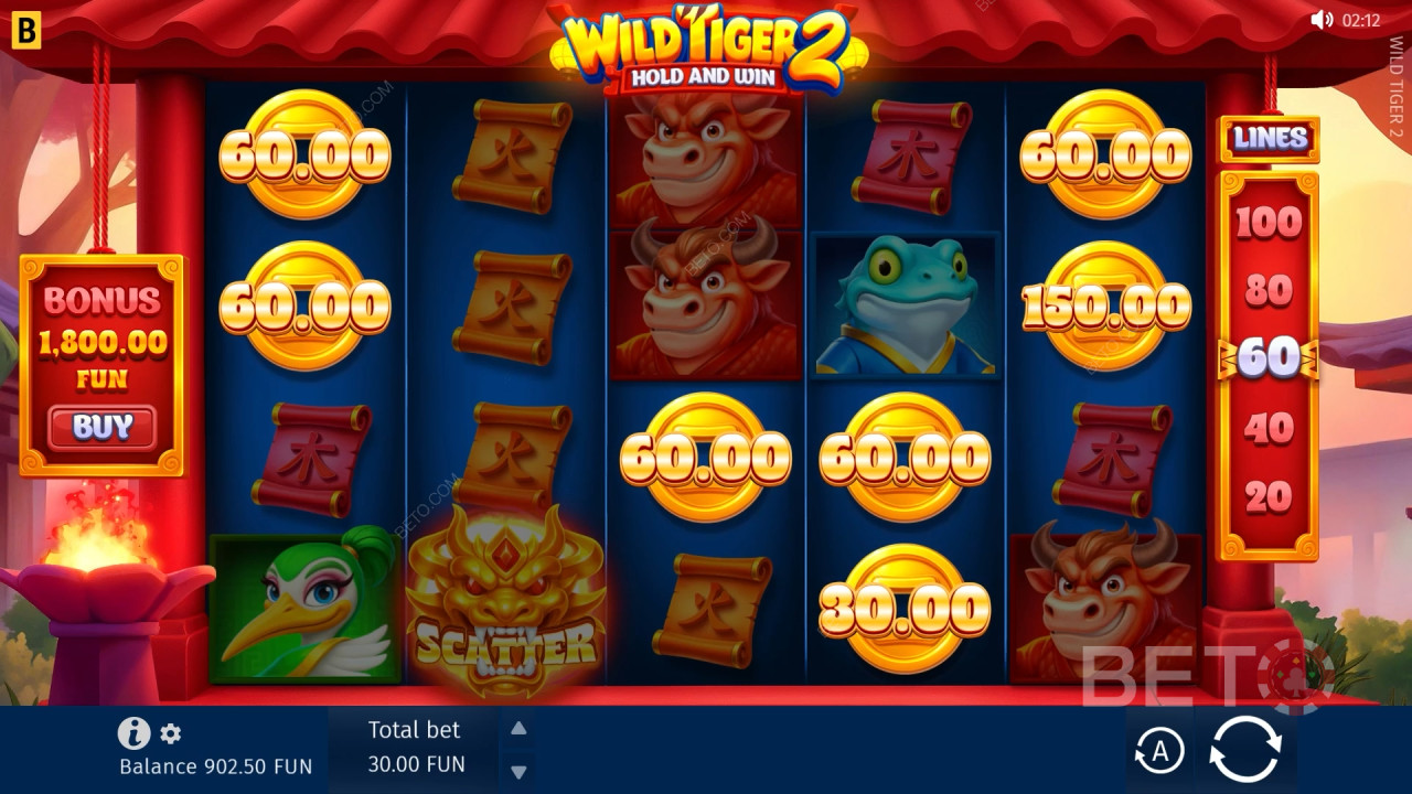 Обзор игры «Wild Tiger 2» от BETO Slots