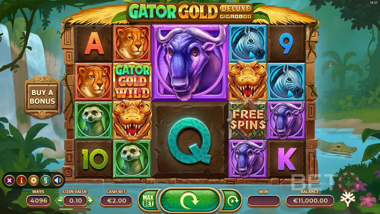 Gator Gold Deluxe Gigablox Играть Бесплатно