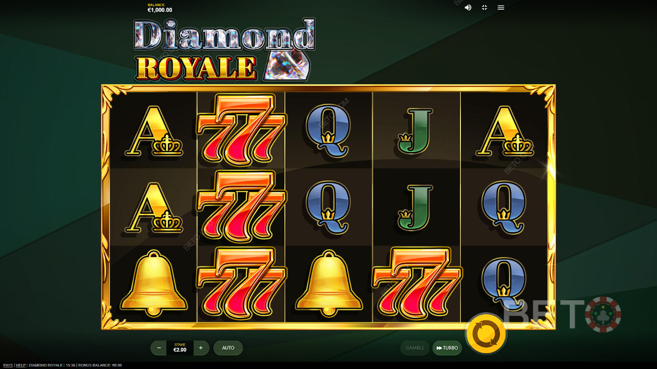 Обзор Diamond Royale от BETO Slots