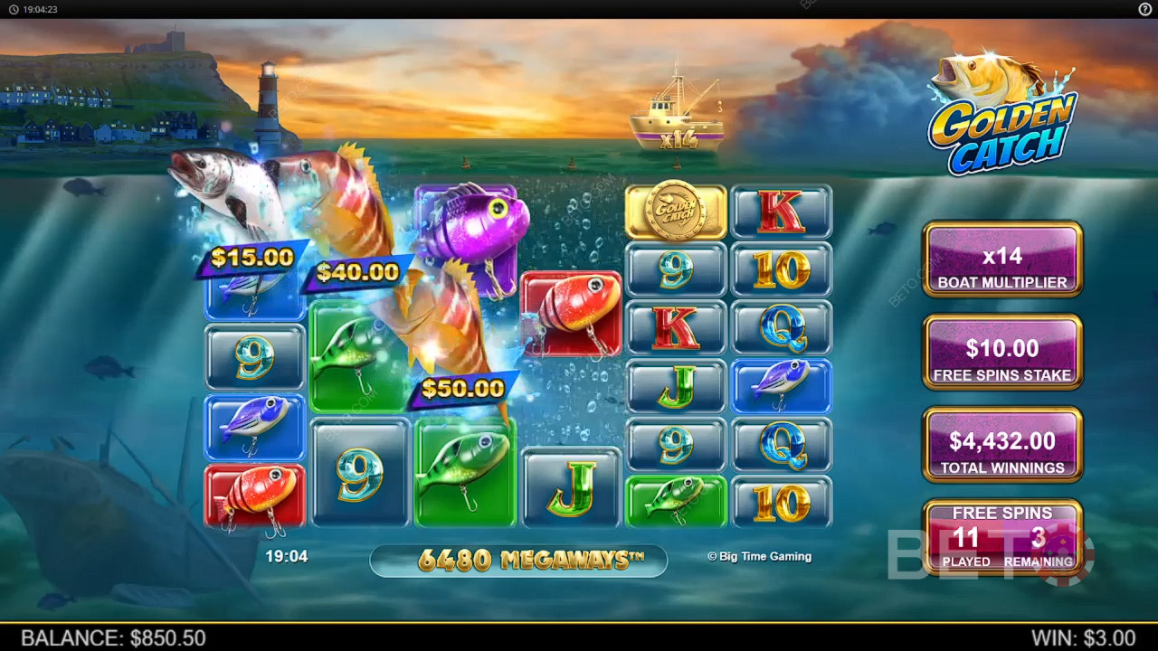 Обзор Golden Catch от BETO Slots