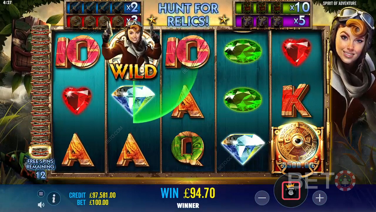 Обзор Spirit of Adventure от BETO Slots