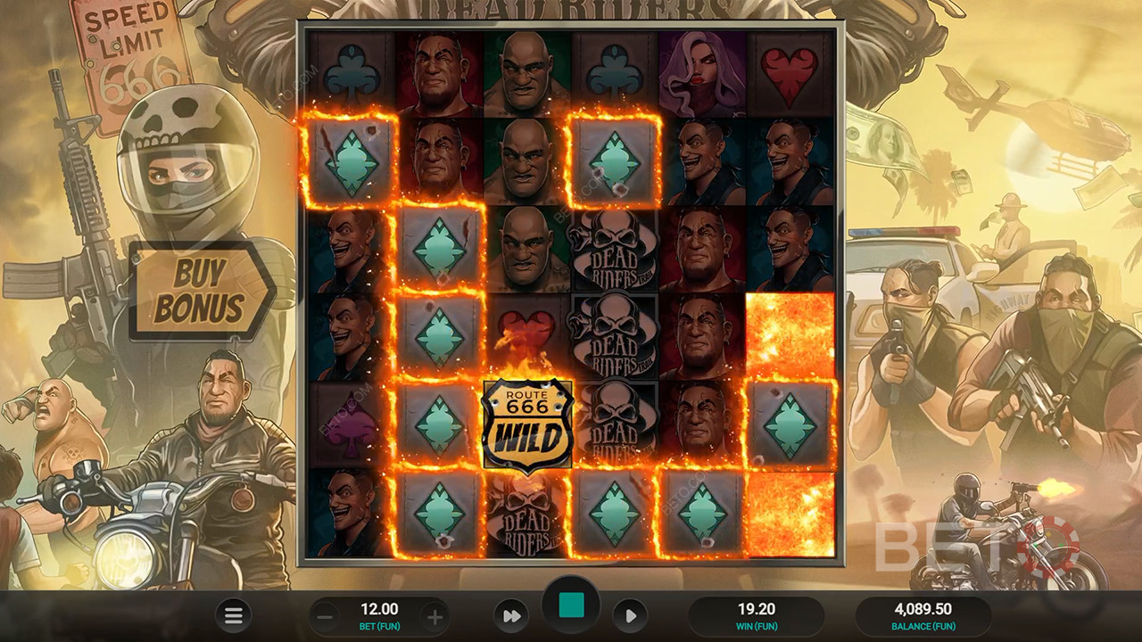 Обзор Dead Riders Trail от BETO Slots