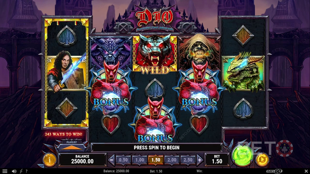 Обзор Dio Killing The Dragon от BETO Slots