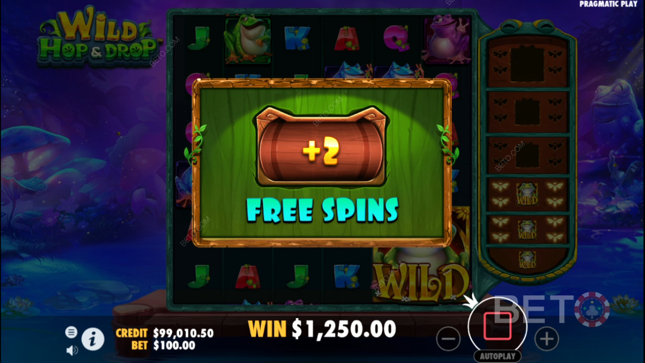 Выиграйте 5 000x вашу ставку в видеослоте Wild Hop and Drop!