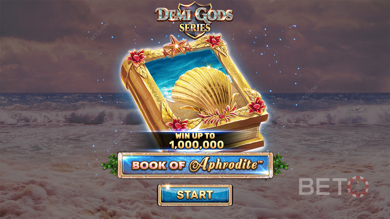 Получите максимальный выигрыш в размере 10 000x от вашей ставки в слоте Book of Aphrodite