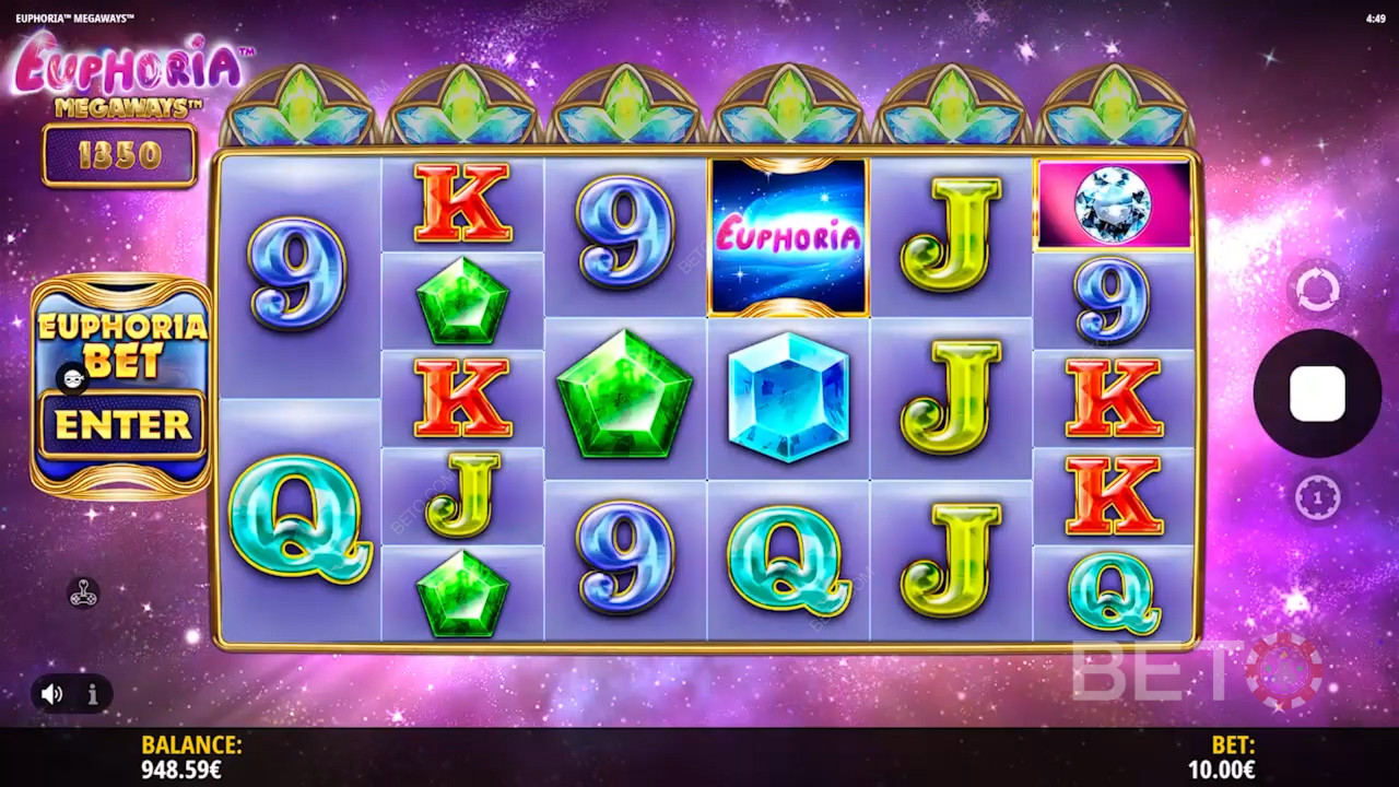 Обзор Euphoria Megaways от BETO Slots
