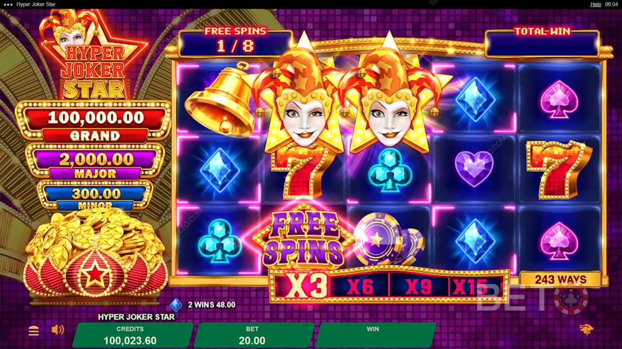 Hyper Joker Звездный обзор от BETO Slots