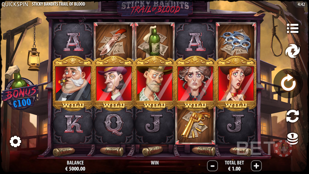 Sticky Bandits Trail of Blood Играть Бесплатно