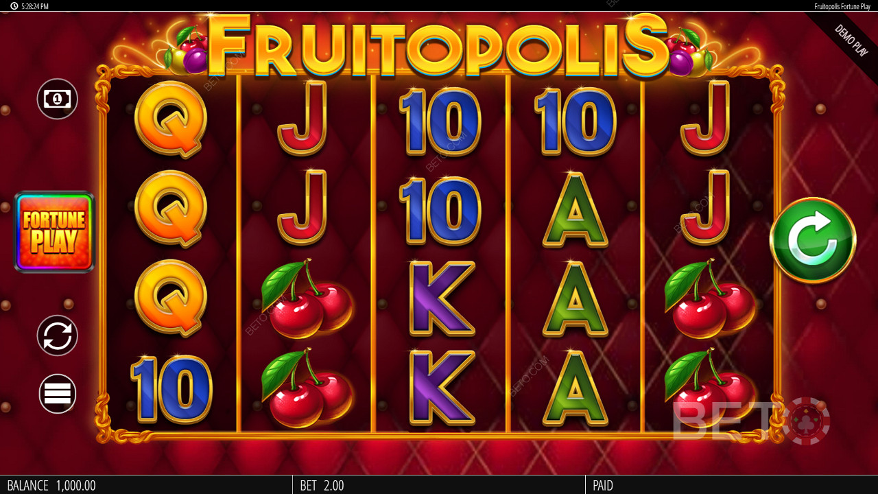 Fruitopolis Fortune Play Играть Бесплатно