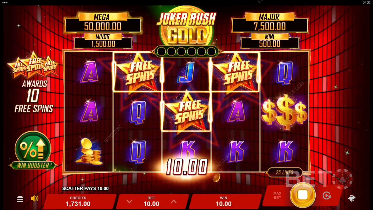 Обзор Joker Rush Gold от BETO Slots