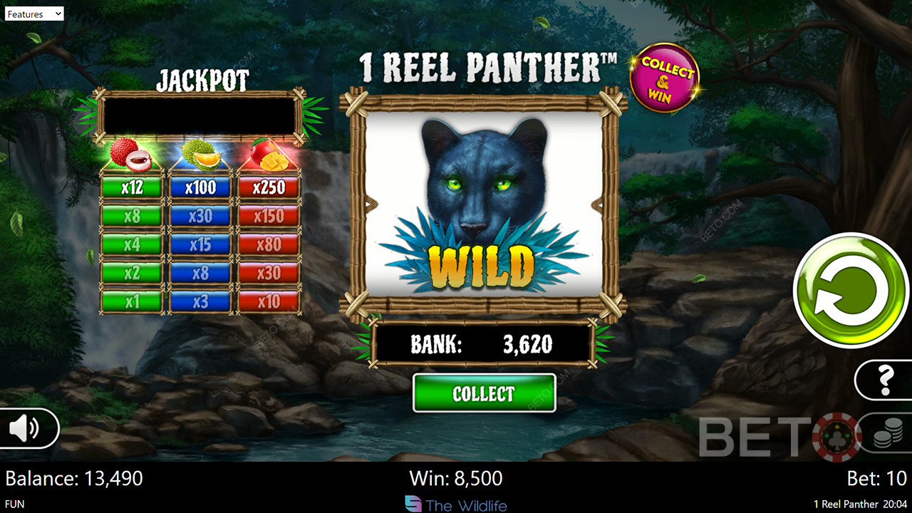 Обзор 1 Reel Panther от BETO Slots
