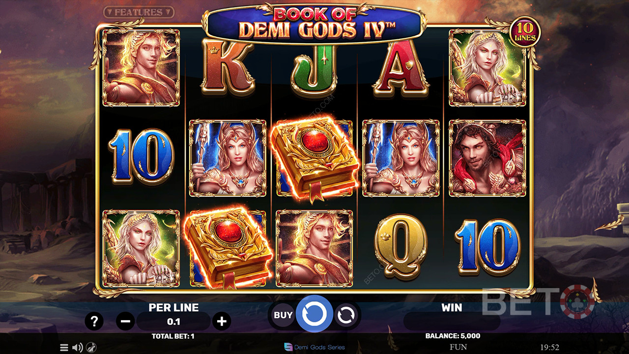 Book Of Demi Gods IV Review by BETO Slots