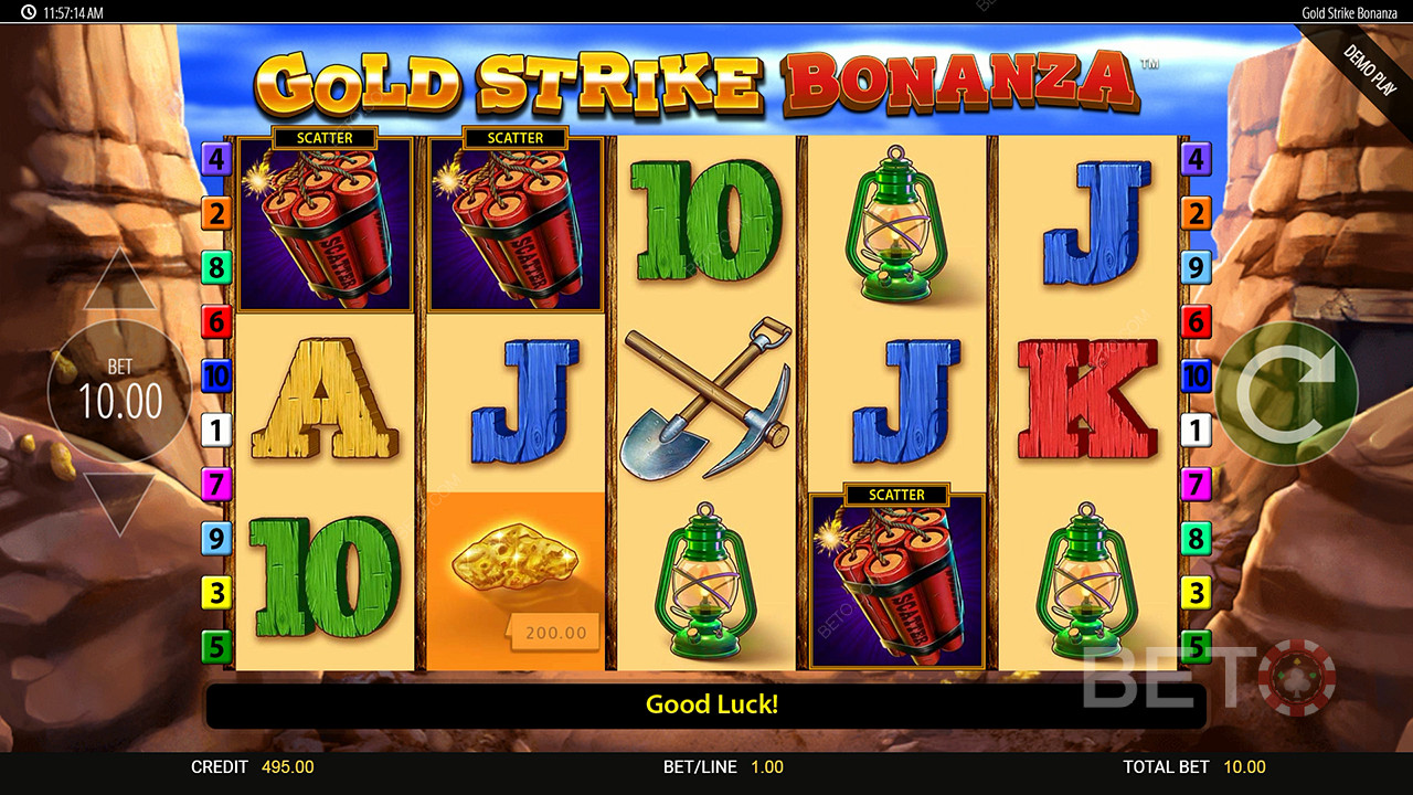 Gold Strike Bonanza Fortune Play Играть Бесплатно