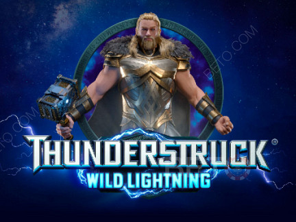 Thunderstruck Wild Lightning 5-барабанные слоты демо-игра!