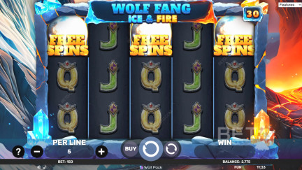 Wolf Fang - Ice & Fire игровой автомат - бесплатнуе игр и рецензии (2025)