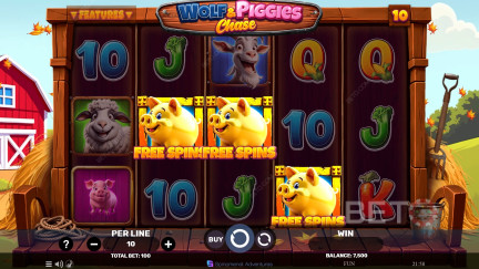 Wolf & Piggies Chase игровой автомат - бесплатнуе игр и рецензии (2026)