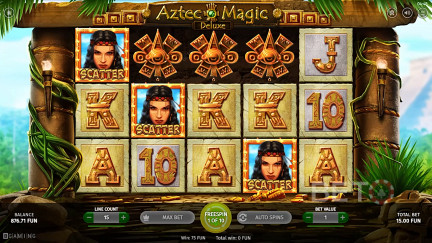 Aztec Magic Deluxe игровой автомат - бесплатнуе игр и рецензии (2023)