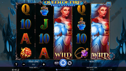 Queen Of Fire - Frozen Flames игровой автомат - бесплатнуе игр и рецензии (2023)